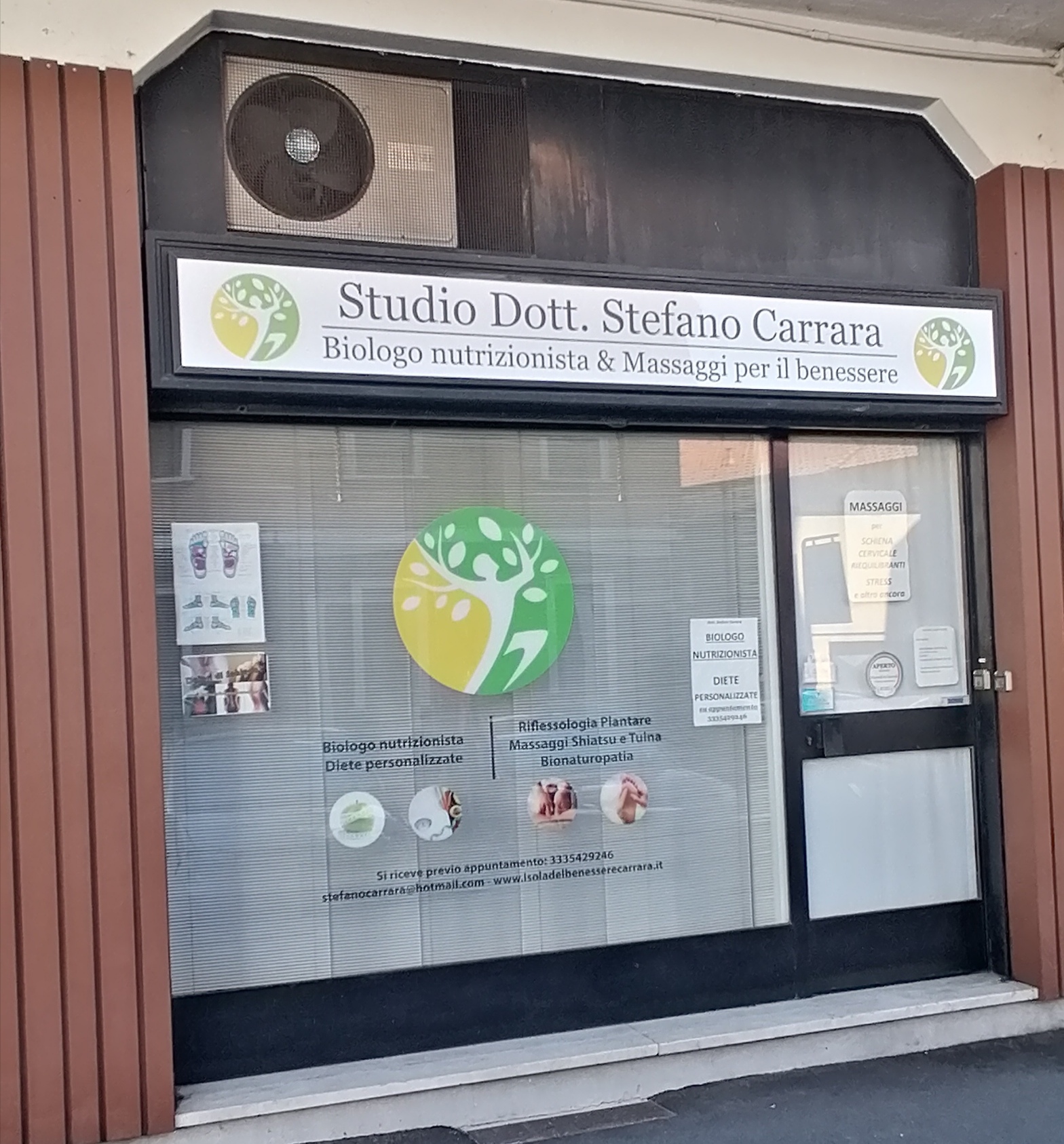 Sede di Rho studio carrara nutrizione massaggi